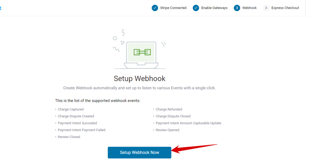 setup webhook now