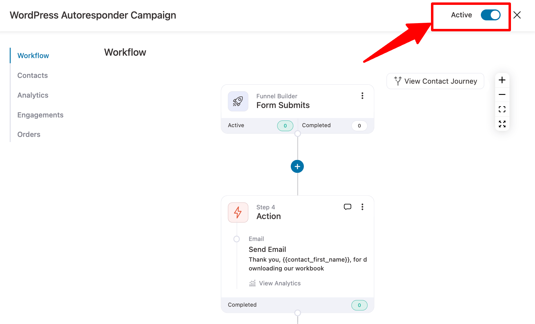 active autoresponder automations