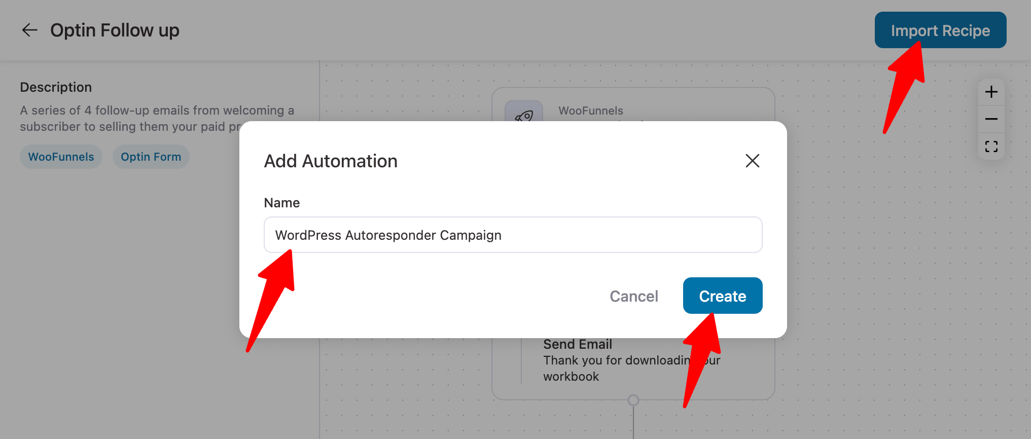 create automation for autoresponer