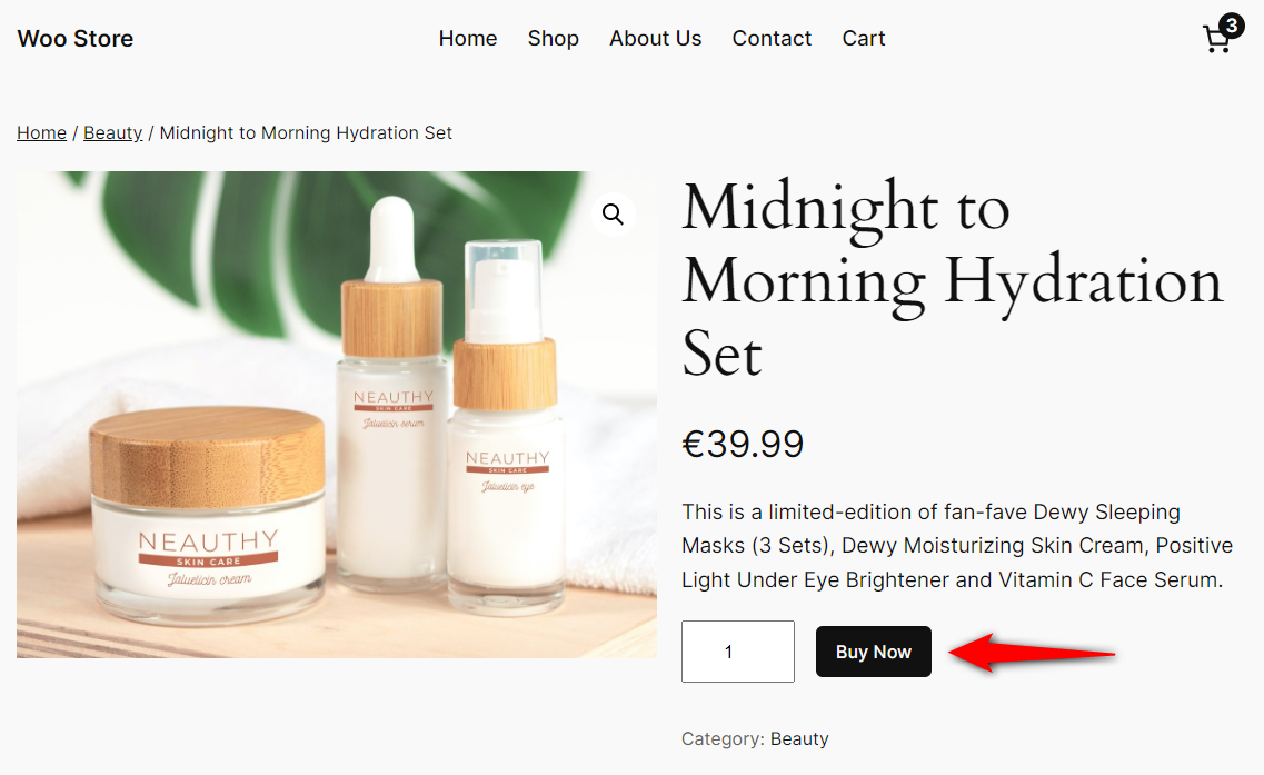 WooCommerce buy now button on product page - set up using carthopper plugin add-on