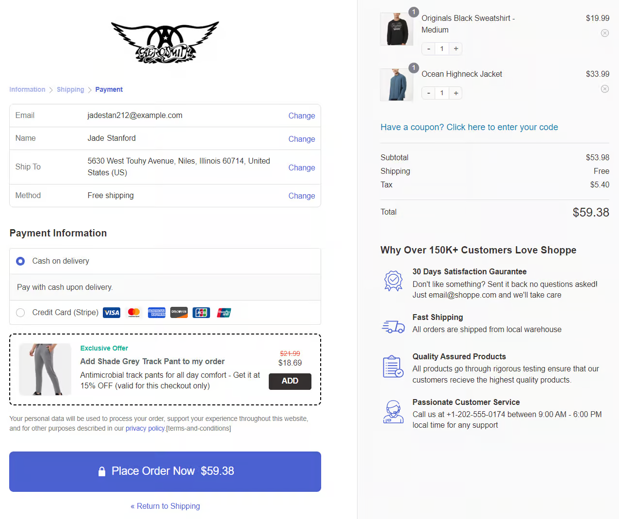 High-converting checkout page by FunnelKit
