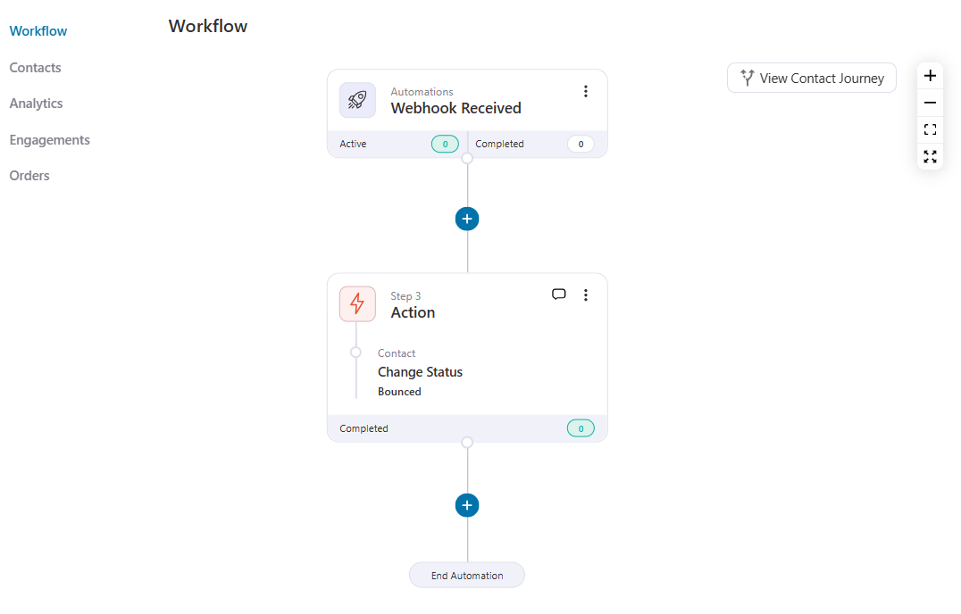 change status to bounced when a webhook is received
