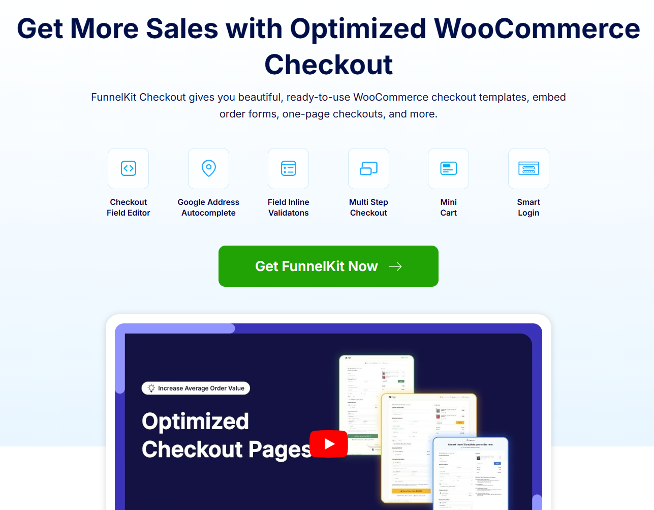 FunnelKit's WooCommerce checkout field editor
